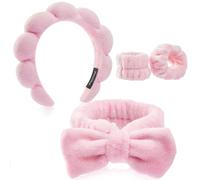 Set di fasce per capelli da donna, fascia da spa per lavare il viso, viso, trucco della pelle, regali per donne, ragazze, regali alla moda