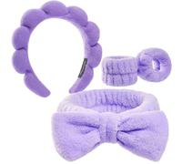 Set di fasce per capelli da donna, fascia da spa per lavare il viso, viso, trucco della pelle, regali per donne, ragazze, regali alla moda