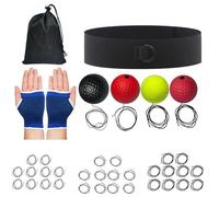 Set di Fasce per Palla da Boxe, 6 cm, per Allenamento di Boxe, Fitness e Fascia per Capelli, per Camera da, Viaggi, dormitorio, Palestra, Uomini, Donne, Principianti e Professionisti