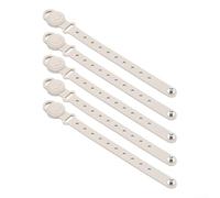Set di fascette magnetiche sostenibili in silicone per gestire in modo efficiente i cavi ovunque tu sia (bianco latte)