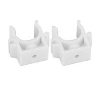 Set di Fascette per Tubi, Clip Fisse Combinate a Forma di U, 20 Pezzi 16/20/25/32 Mm Clip Fisse per Fascette per Tubi Combinate a Forma di U con Viti (16mm+vite 20pz)