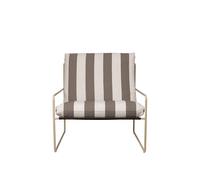 Set di Federe Per Cuscini Desert Ferm Living , A Righe, Colore C/M/cioccolato