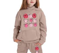 Set Di Felpe Per Ragazze E Bambine Completo tuta Abbigliamento Sportivo felpa a maniche lunghe pantaloni elastici in vita le dei bambini