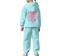 Set Di Felpe Per Ragazze E Bambine Ragazzi Abbigliamento pantaloni da jogging Bambini Casual Pullover Felpa Tuta Giacca Morbido Cotone Non Felpato Ideale Primavera Autunno