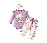 Set Di Felpe Per Ragazze E Bambine,Tuta Sport Largo Foderato Top Pantaloni Kids Bambine Felpa Pullover a Gamba Larga Autunno Inverno Outfit Jogging,la Casa,Scuola, Spesa
