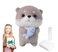 Set di Feltro per Principianti - Set Fai da Te con Aghi in Feltro, Istruzioni Passo Passo e | Fai da Te Needle Felting Supplies for Adults And Teens, Handmade Dolls And