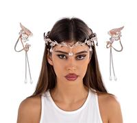 Set di fermagli e fascia per capelli con strass, gioiello da indossare tutti i giorni, accessorio per capelli alla moda per gli amanti dello stile dolce e della moda