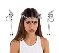 Set di fermagli e fascia per capelli con strass, gioiello da indossare tutti i giorni, accessorio per capelli alla moda per gli amanti dello stile dolce e della moda
