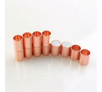 set di fermagli magnetici da 3, 4, 6, 7, 8, 10, 12, 14, 15 mm, in cordino di pelle, per braccialetti, collane, connettori, per fai da te, accessori per la creazione di gioielli, oro rosa, diametro i