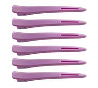 Set di fermagli per capelli a becco d', in ABS, 6 clip portatili, 12 cm, per acconciatura per donne, ragazze, fermagli per capelli da condividere, fermagli per trucco antiscivolo