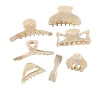 Set di fermagli per capelli da donna in acetato di celluloide di diverse dimensioni, accessori alla moda francesi