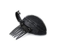 Set di fermagli per capelli neri con cuscinetto voluminoso, cuscinetto per capelli soffici, pettine in spugna e pettine per chignon e base per capelli per donne e ragazze, clip e mollette, strumenti
