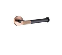 Set di ferramenta per il bagno in acciaio inossidabile nero opaco oro rosa con portasciugamani, portarotolo, portascopino e portacarta, accessori per il bagno moderni per la decorazione dell