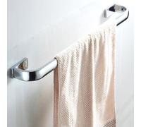 Set di ferramenta per il bagno moderno con portasciugamani, porta carta igienica, ganci per accappatoio e accessori, finitura cromata e ottone lucido