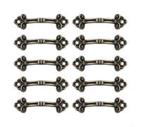 Set di ferramenta vintage, maniglia per cassetti antichi e piccoli pomelli per armadietti, cerniera in lega di zinco con perno per porta in bronzo, chiusura con finitura dorata, (oro)