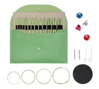 Set di ferri circolari intercambiabili, 13 coppie, 3-10 mm, ferri circolari intercambiabili, set di accessori professionali per maglieria fai da te, verde