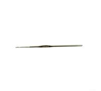 Set di ferri da maglia in metallo, 12 misure, design ergonomico | Design a punta singola, lunghezza 12 cm, acciaio inossidabile, finitura liscia, ideale per filati fini