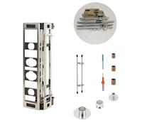 Set di fessure per porte in legno in metallo apriscatole per chiavi per la lavorazione del legno dispositivo con foro di bloccaggio aperto sul lato anteriore strumenti di localizzazione del foro della