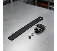 Set di fibbie a cricchetto e cinghie per sistemi di attacco snowboard con base in acciaio e struttura in plastica per prestazioni affidabili su piste (E)