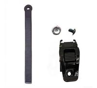 Set di fibbie a cricchetto e cinghie per sistemi di attacco snowboard con base in acciaio e struttura in plastica per prestazioni affidabili su piste (C)