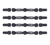 Set di fibbie magnetiche in silicone per friggitrici ad aria per tenere la carta pergamena saldamente in posizione, compatibile con friggitrici ad aria con componenti in ferro (nero)