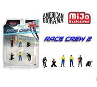 Set Di Figure American Diorama Race Crew II MiJo Exclusives 2438 1/64