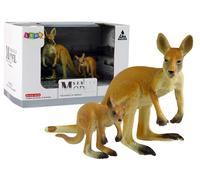 Set di figure Canguro con cucciolo Animali del Mondo
