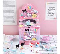 Set di figure da collezione Sanrio, Sanrio Blind Bag Eraser, Mysterious Box Eraser - Hello Kitty, Kuromi, My Melody e altro - Action Dolls per decorazione domestica, omaggi per feste, regali di comple