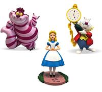 Bullyworld Alice im Wunderland Set di personaggi con Alice, gatto sorriso e coniglio bianco