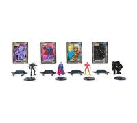 Set di figure DC METAL FORCE: Brainiac contro Batman, Superman e Flash (5 cm)
