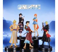 Set di figure del Paese di Wano di One Piece - Zoro, Sanji, Law e Robin - Regalo perfetto per fan e collezionisti, regalo per fan di One Piece, collezionisti di merchandising anime, sorpresa per compl
