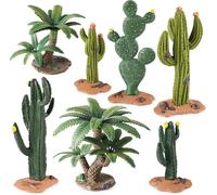 Set Di Figure Di Animali Realistici Con Albero E Pianta - Baobab in Miniatura, C
