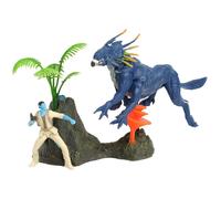 McFarlane BANDAI Avatar - Figuren Medium Deluxe Jake Sully & Thanator TM16376 Mo