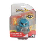 Set Di Figure Di Battaglia Pokémon Charmander, Metang, Kabuto Nuovo Ovp
