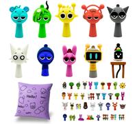 Set di figure giocattoli VBStar Sprunki - Sky Wenda Mr. Fun Computer Pinki Simon & More - Collection Fase 1 e 2 Action Figures Mini giocattoli prefer