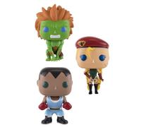 Set Di Figure In Vinile POP Di Street Fighter: Blanka, Cammy, Balrog