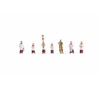 Set Di Figure NOCH "Prete E Ministranti", 1:87 H0 Figure Di Modello, Per