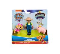 Set di figure Paw Patrol Skye e contadina Yumi con maialino