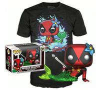 SET DI FIGURE POP E T-shirt MARVEL DEADPOOL MERMAID EXCLUSIVE - Set da collezione - Design esclusivo e unico - Perfetto come regalo - Edizione limitata - Include scatola di presentazione Immergiti nel