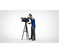 Set Di Figure Reporter 1:20 (9,2Cm) Non Dipinte, Diorama 1/20 (6 Figure)