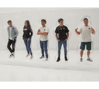 Set Di Figure Team Liberty Walk 5 Pezzi Per Modelli 1:18 American Diorama