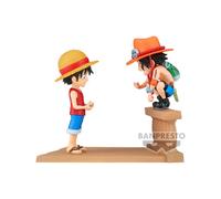Set Di Figure Ufficiali Anime Banpresto Di Luffy E Ace Collezionabile