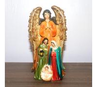 Set di figurine decorative per presepe da collezione con statua di Gesù