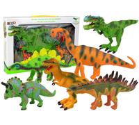 Set di Figurine di Dinosauri 6 Pezzi Accessori