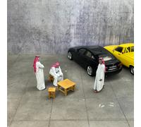 Set Di Figurine Di Uomini Musulmani Arabi 1/43 Per Diorama
