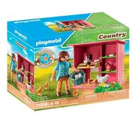 Set di figurine Fattoria con galli e pulcini