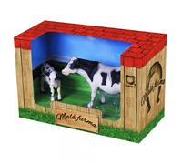 Set di figurine Mucca e Vitello 2 pz - LA MIA PICCOLA FATTORIA