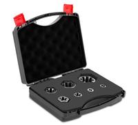 Set di filiere per Tubi NPT 7 Pezzi Set di filiere esagonali in Acciaio rapido 1/16" 1/8"-27 1/4"-18 3/8"-18 1/2"-14 3/4"-14 1"-11 1/2