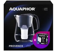 Set Di Filtraggio AQUAPHOR Provence Inclusi 3x A5 Filtri Per Acqua, Nero. 4,2L.