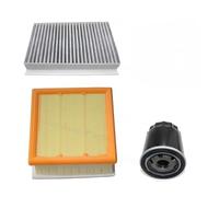 Set di filtri 2-3 pezzi compatibile for JEEP RENEGADE BU COMPASS 2.0 2.4L 2016 2017 2018 2019 2020 2021 Kit filtro olio motore abitacolo ricambio(3pcs Set,2.0L 2016-2021)